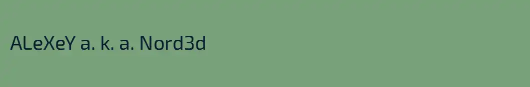ALeXeY a. k. a. Nord3d